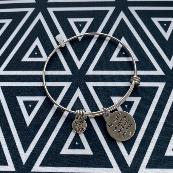 Love This Life Bangle Charm Bracelet Love My Dog - Picture 2 of 5